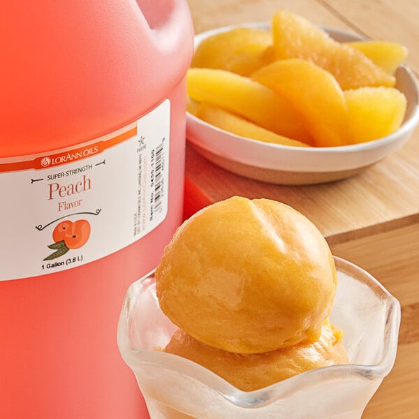 LorAnn Oils Peach Super Strength Flavor 1 Gallon