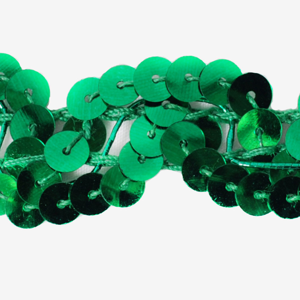 Green Wave Sequins