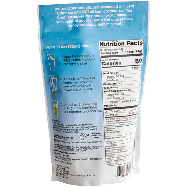 David Rio Tea Frost Thai Iced Tea Mix 16.2 oz.