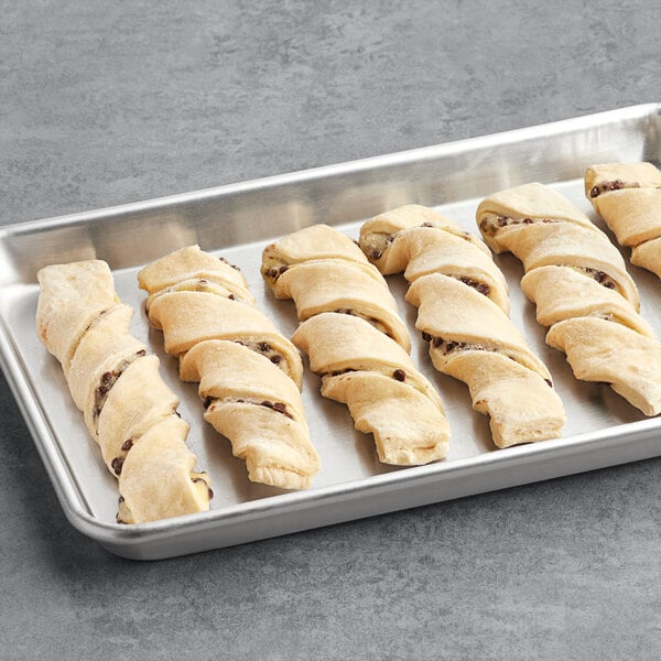 Gourmand Pastries Ready-to-Bake Chocolate Custard Butter Twist 3.17 oz. - 50/Case