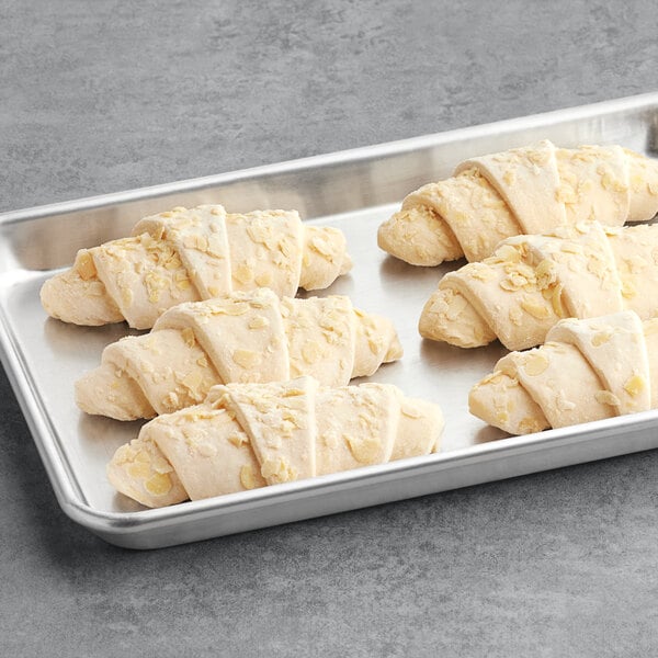 Gourmand Pastries Ready-to-Bake Almond Butter Croissant 3.53 oz. - 60/Case