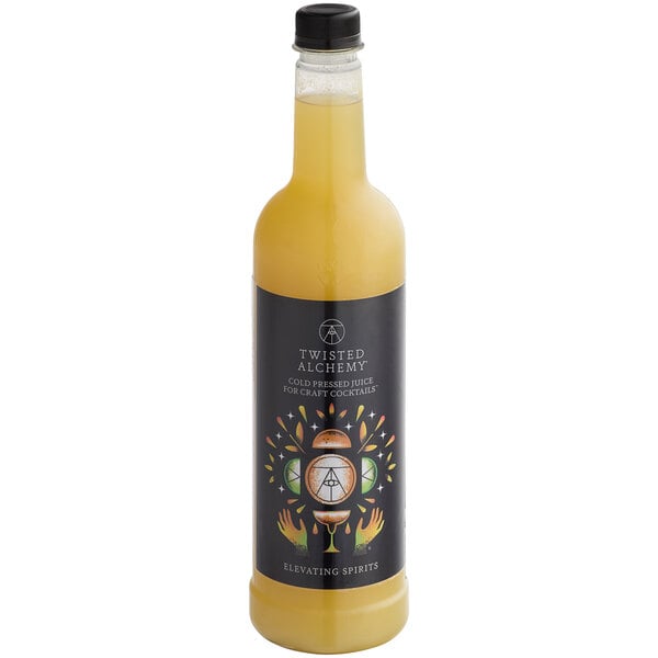 Twisted Alchemy Cold-Pressed Three Citrus Margarita Craft Mixer 25 oz. - 6/Case