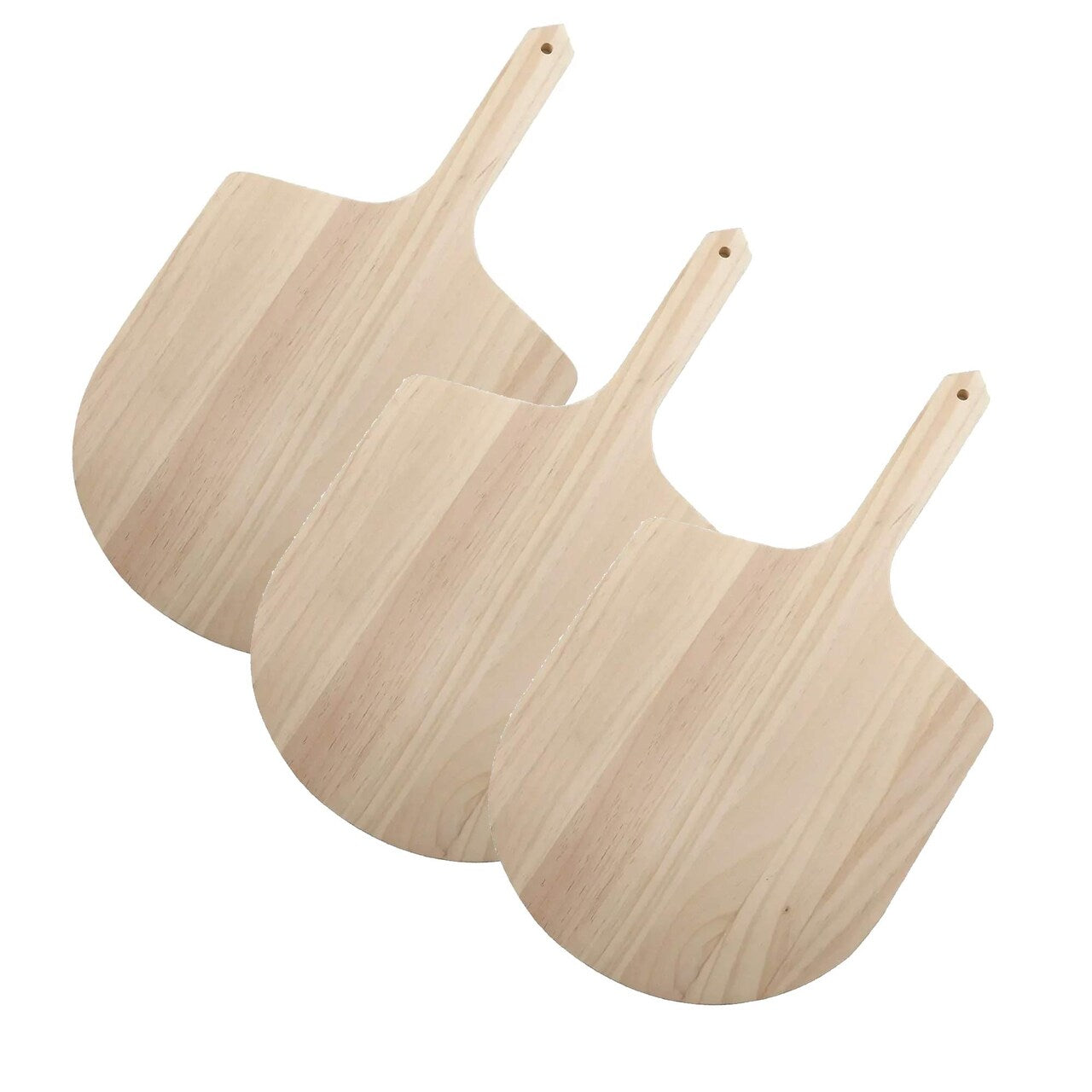 36" Wooden Pizza Peel with 13" x 12" Blade