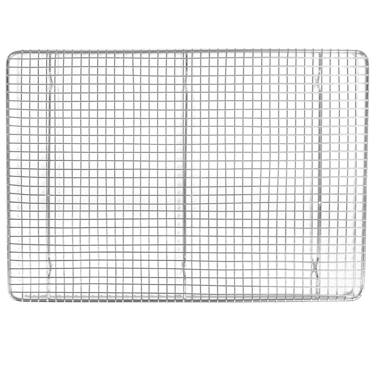 Rectangular Chrome Wire Cooling Rack for Bun Pans 12 x 16.5 Inches