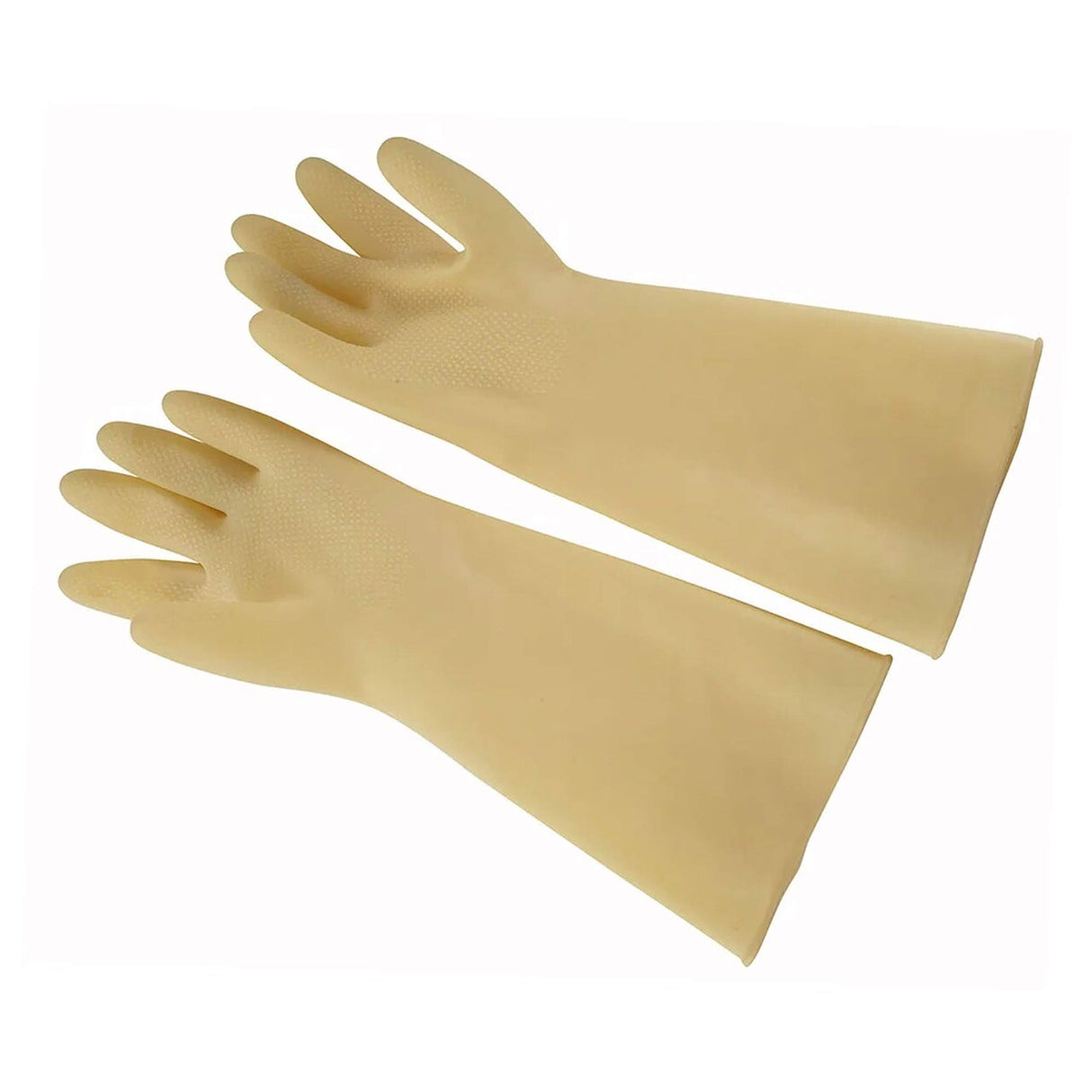 Natural Latex Gloves Small Yellow 8.5 x 16" Length