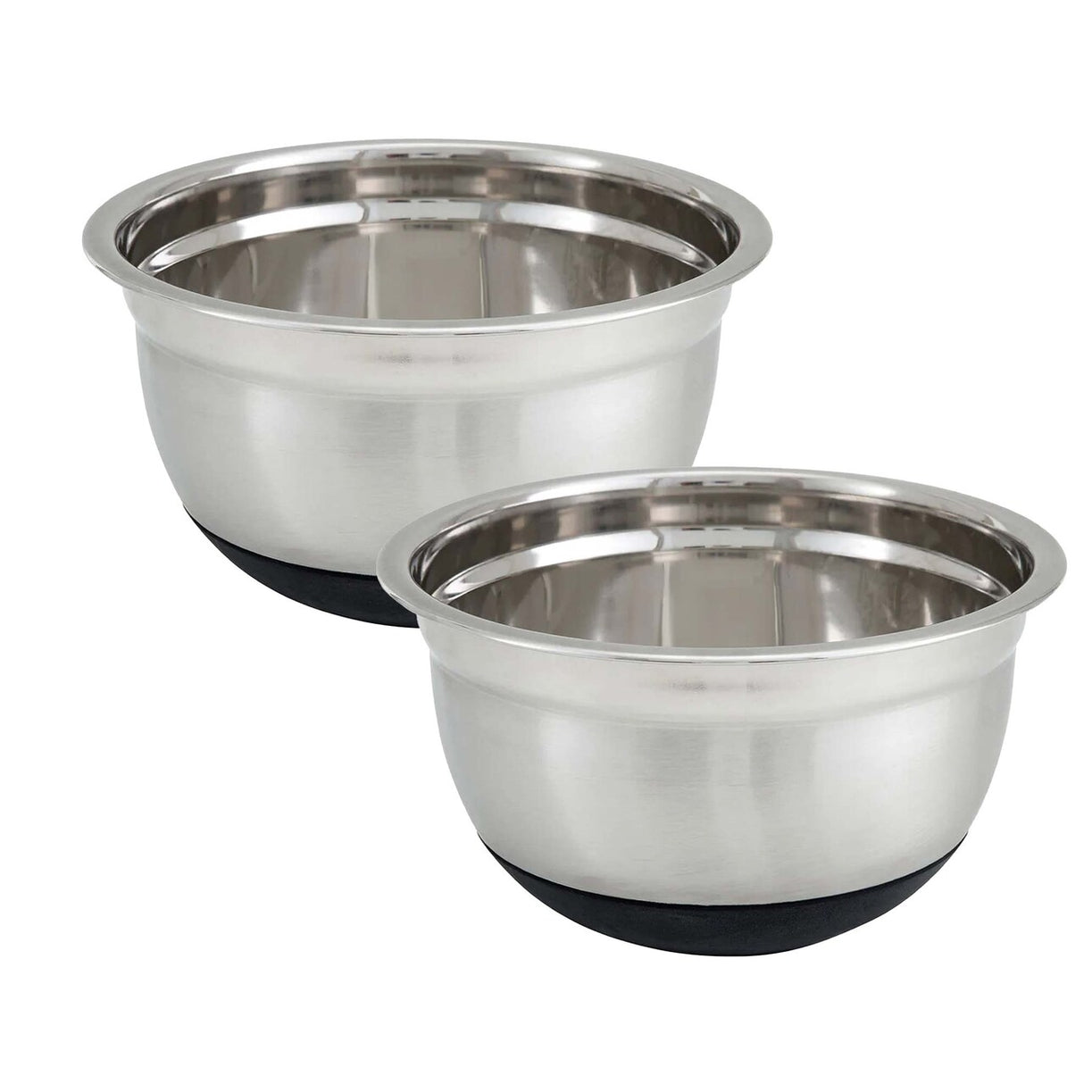 5 qt Mixing Bowl Stainless Steel Mirror Finish Non Slip Base