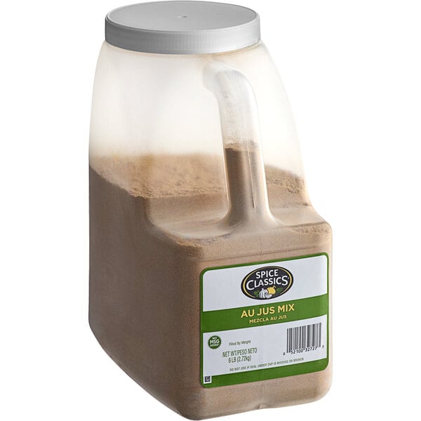 Spice Classics Au Jus Gravy Mix 6 lb. - 3/Case