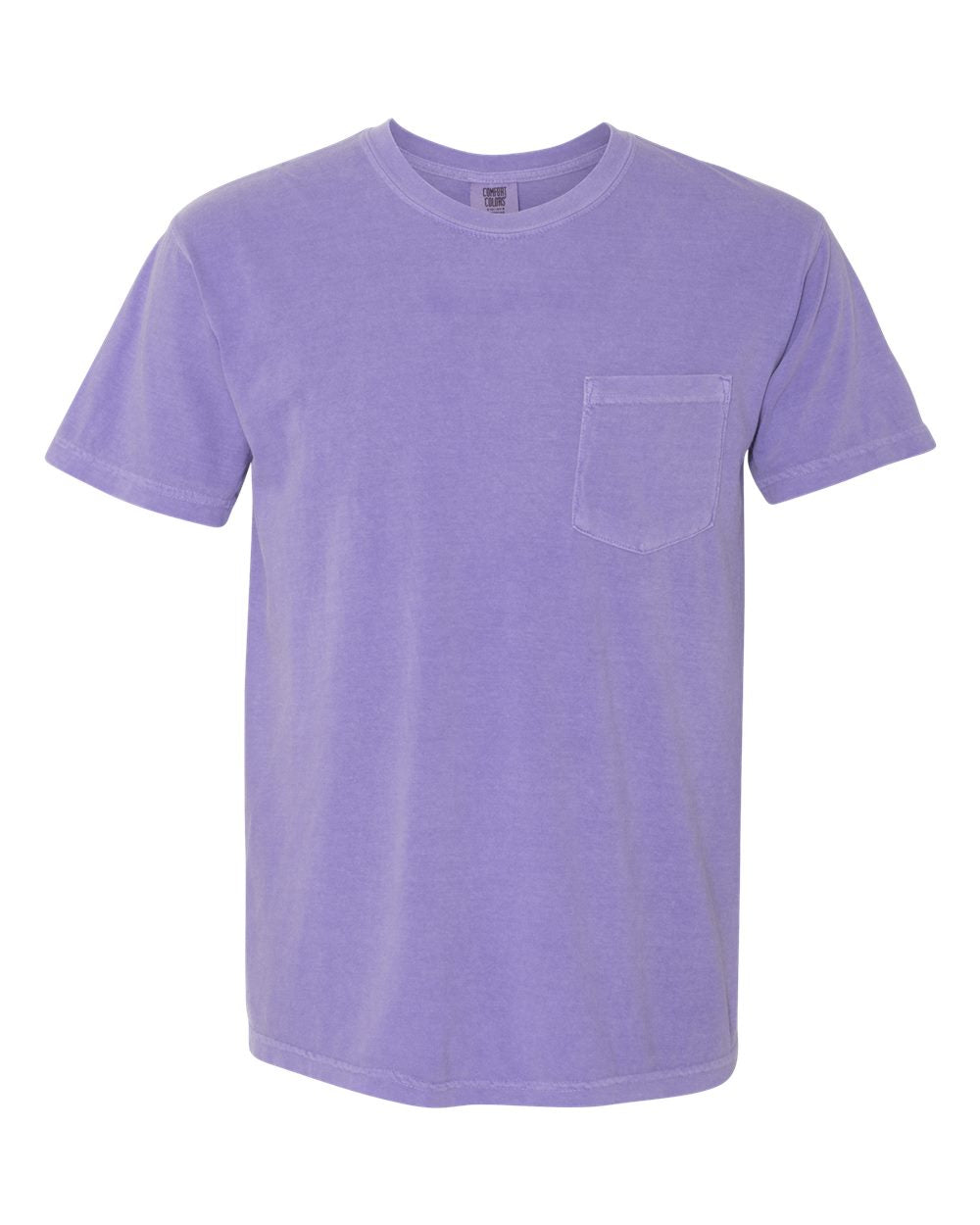 Comfort Colors® Garment-Dyed Heavyweight Crewneck Short Sleeve Pocket T-Shirt