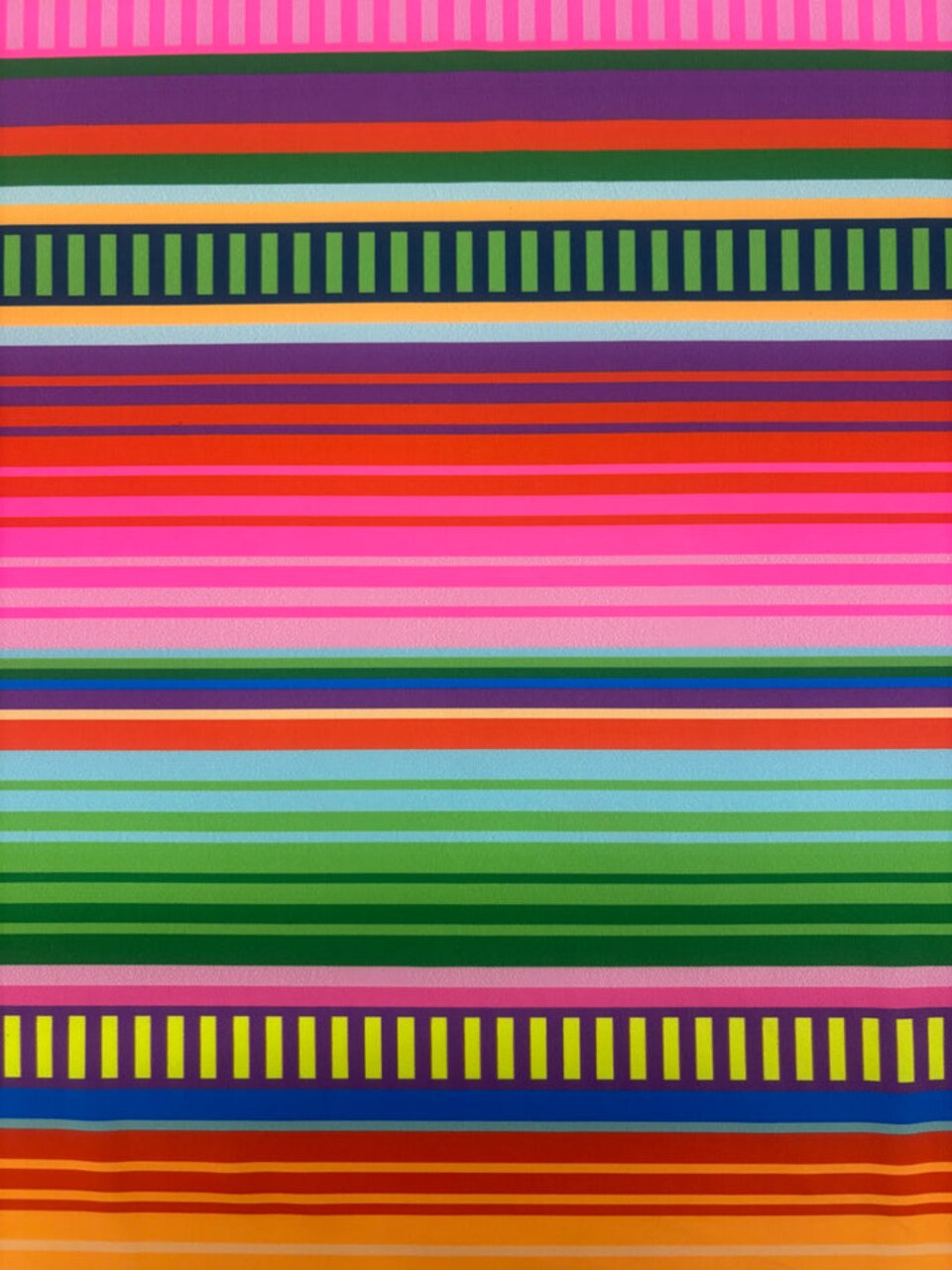 1 Yard Bold Rainbow Striped Stretch Spandex Fabric for Swimwear and Activewear 58"/60" Width