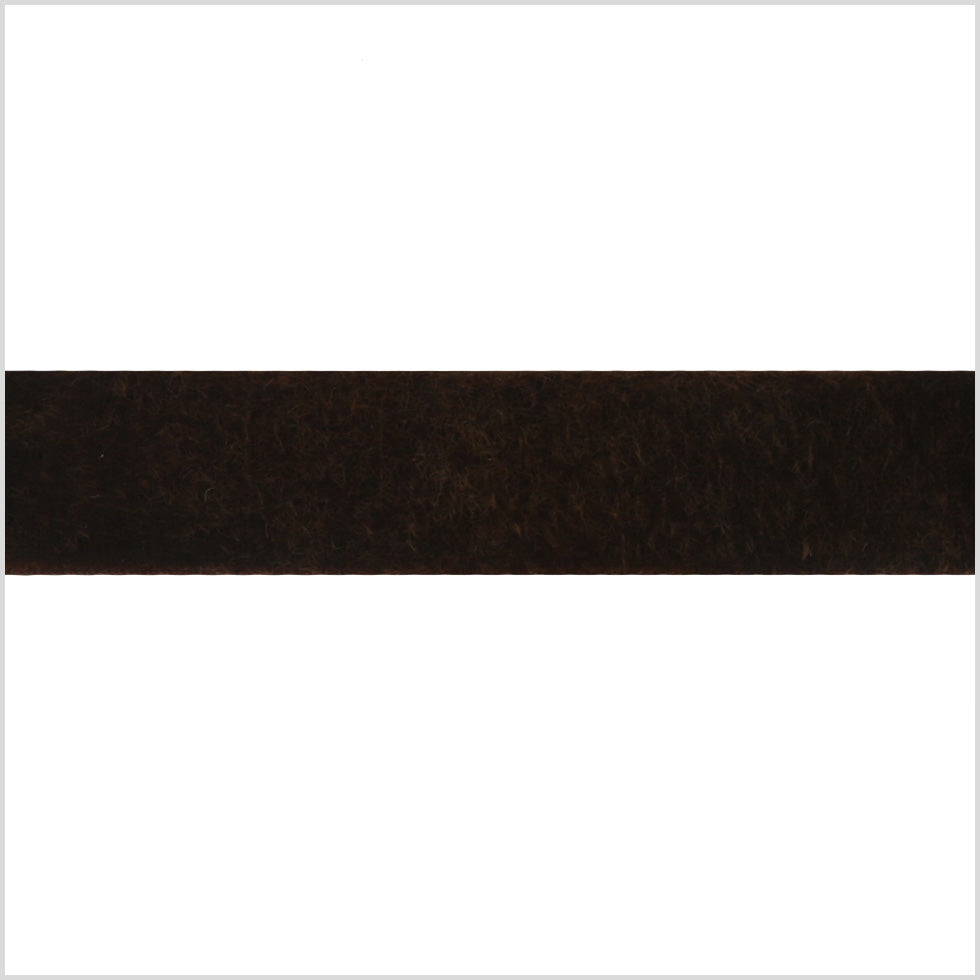 Brown Stretch Velvet Ribbon - 0.875"