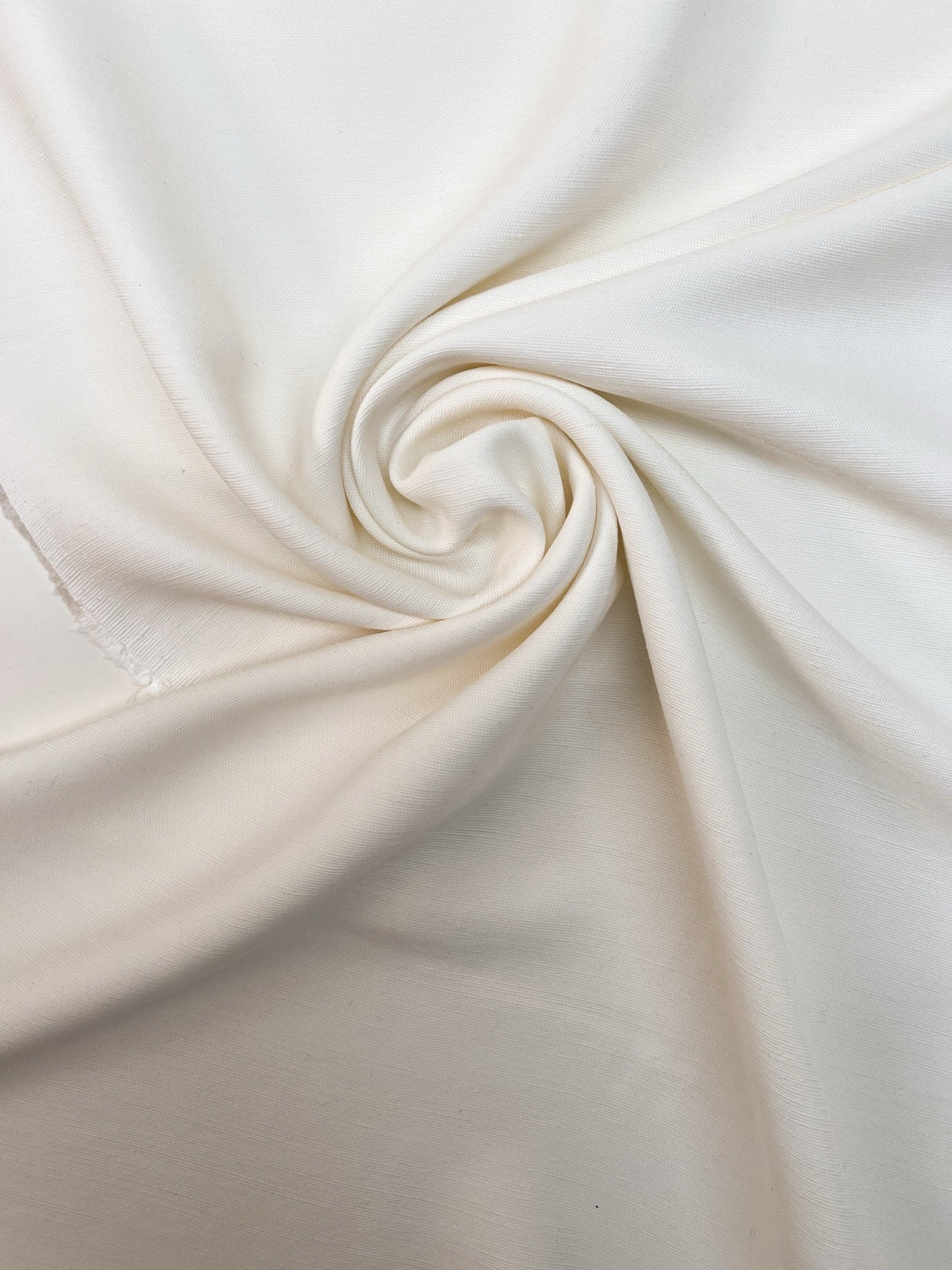 Linen Acetate White Woven Fabric
