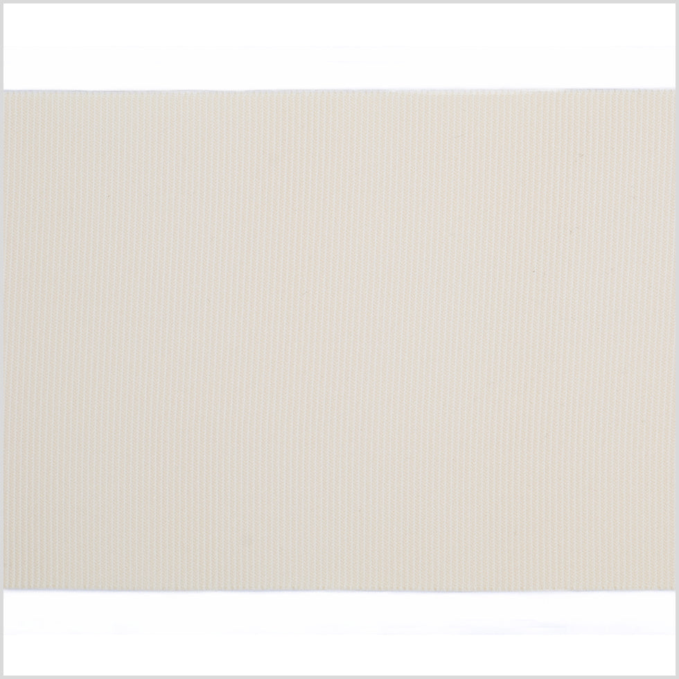Ivory Stretch Grosgrain - 4"