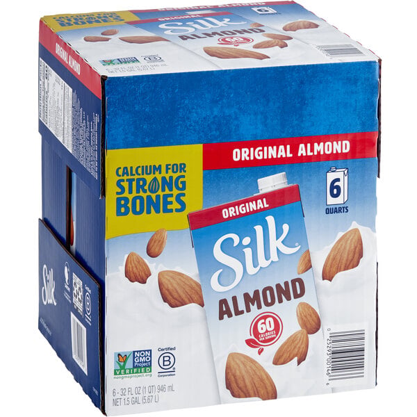 Silk Almond Milk 32 fl. oz. - 6/Case