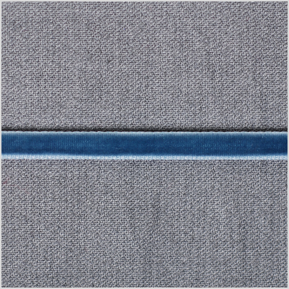 Dusty Blue Double Face Velvet Ribbon - 1/8"
