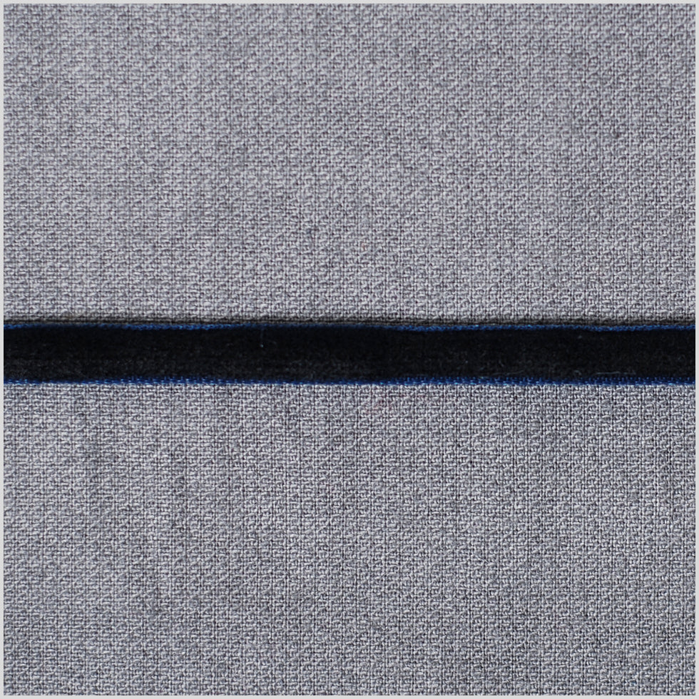 Navy Double Face Velvet Ribbon - 1/8"