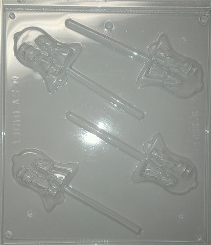 Bell Bride and Groom Sucker Chocolate Mold - LIAO666