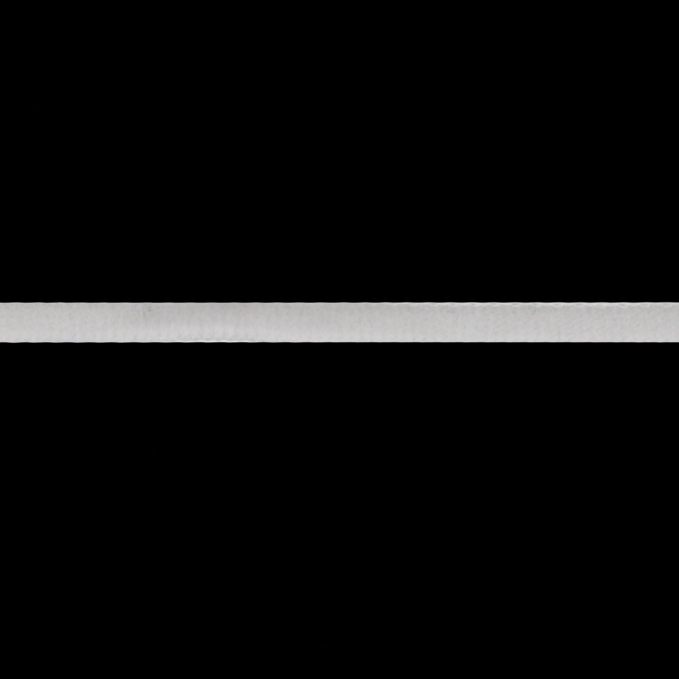 Single Faced Velvet Ribbon Made in Italy - 1/8" - White - Sabine Collection