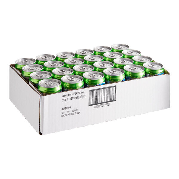 Ocean Spray Apple Juice 7.2 fl. oz. - 24/Case