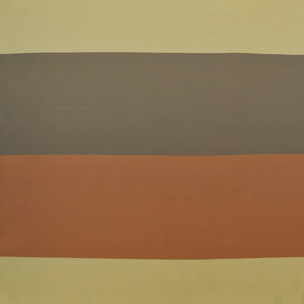 River Stripe NFP Autumn Polyester Fabric - Dark Rust, Antique Gold And Brown Stripe, 126" Width (By The Yard)