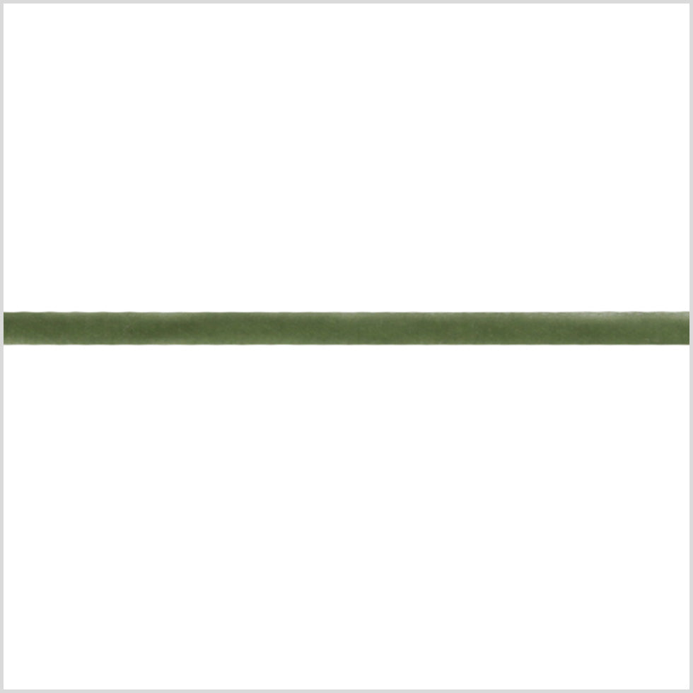 Single Faced Velvet Ribbon Made in Italy - 1/8" - Willow - Sabine Collection