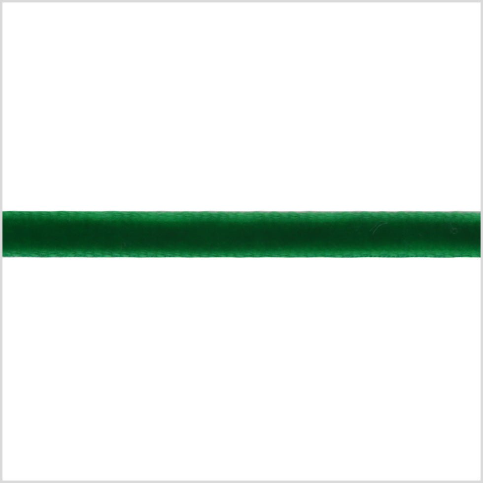 Single Faced Velvet Ribbon Made in Italy - 1/8" - Emerald - Sabine Collection