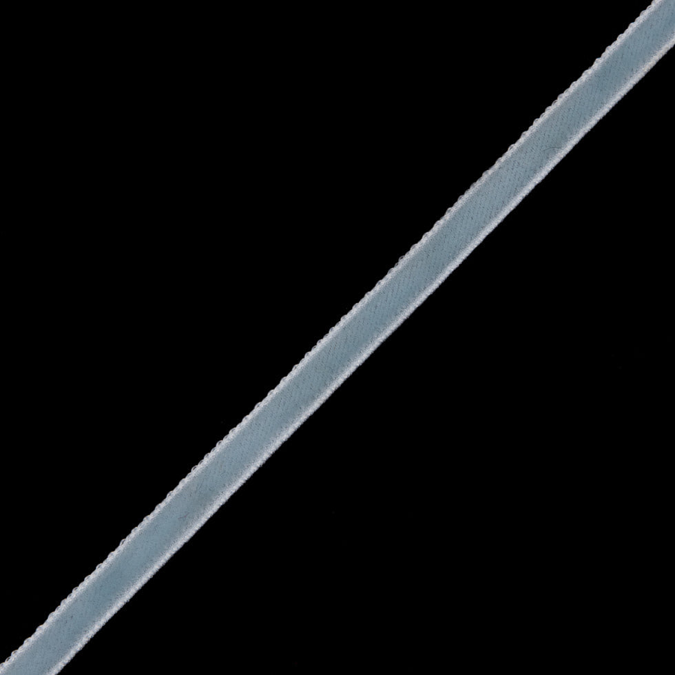 Single Faced Velvet Ribbon Made in Italy - 1/8" - Baby Blue - Sabine Collection