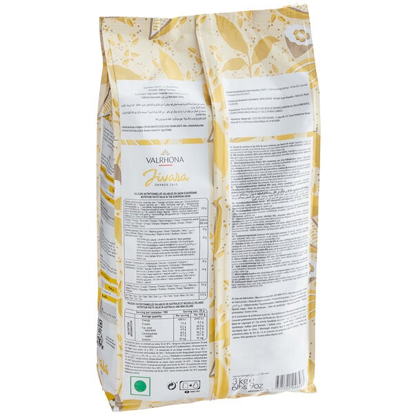 Valrhona Jivara 40% Milk Chocolate Feve 6.6 lb.