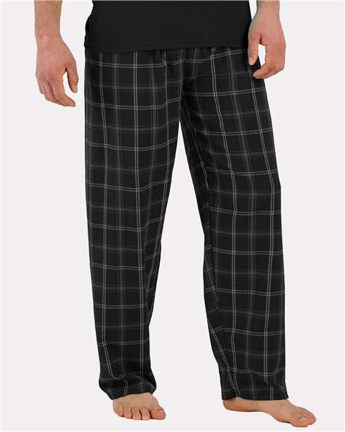 Boxercraft® Men’s Harley Flannel Pants Double-Brushed Cotton, Elastic Waist & Plaid Design