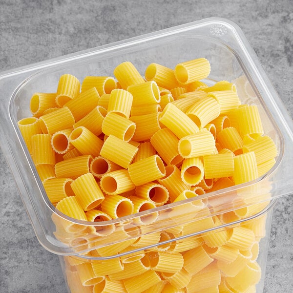 Barilla Mezzi Rigatoni Pasta 1 lb. - 12/Case