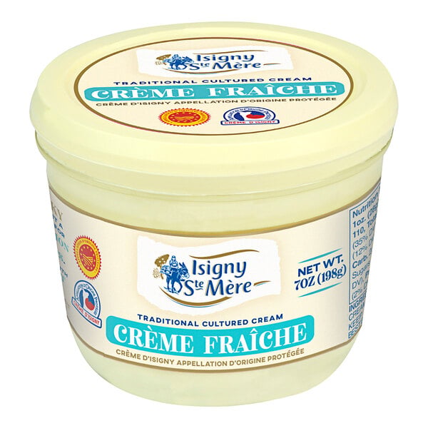 Isigny Sainte-Mere PDO Creme Fraiche 7 oz. - 6/Case
