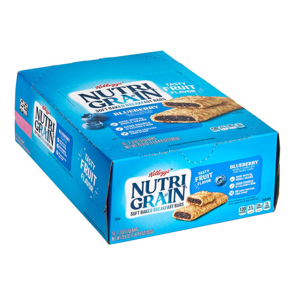 Nutri-Grain Blueberry Cereal Bar 1.3 oz. - 48/Case