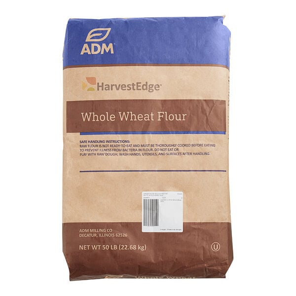 ADM Extra Fine White Whole Wheat Flour 50 lb.