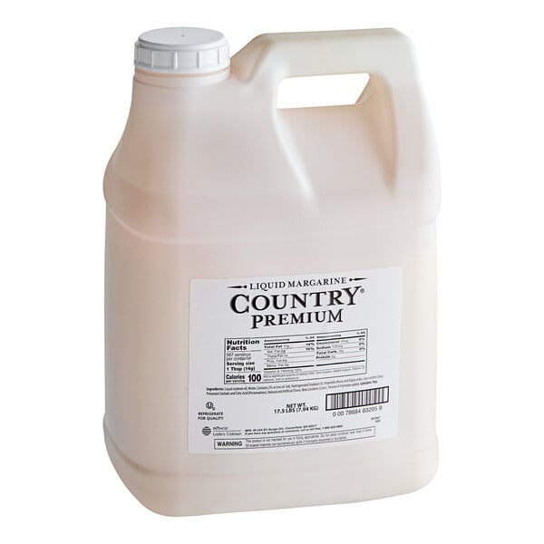 Bunge Country Premium Liquid Margarine 17.5 lb. - 2/Case