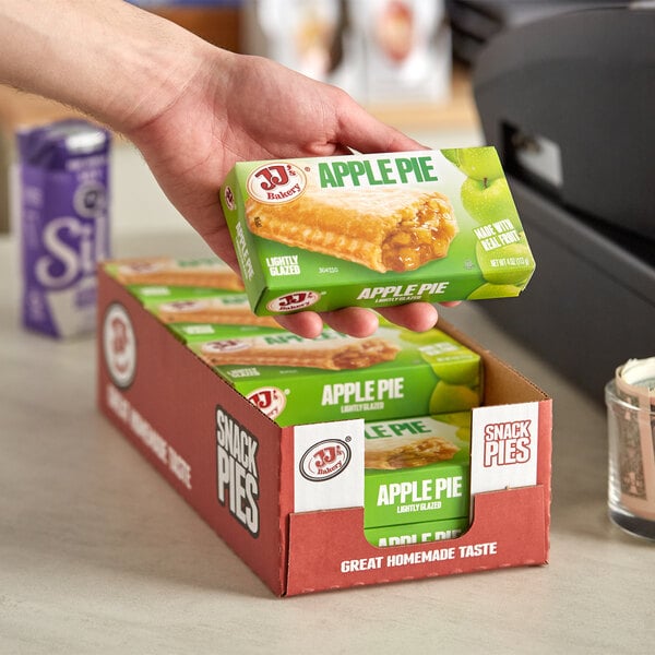 JJ's Bakery Apple Pie Turnover 4 oz. - 48/Case