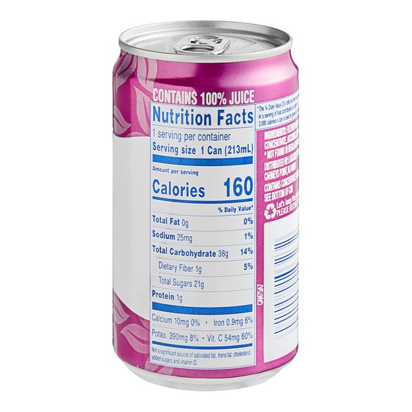 Ruby Kist Prune Juice 7.2 fl. oz. Can - 24/Case