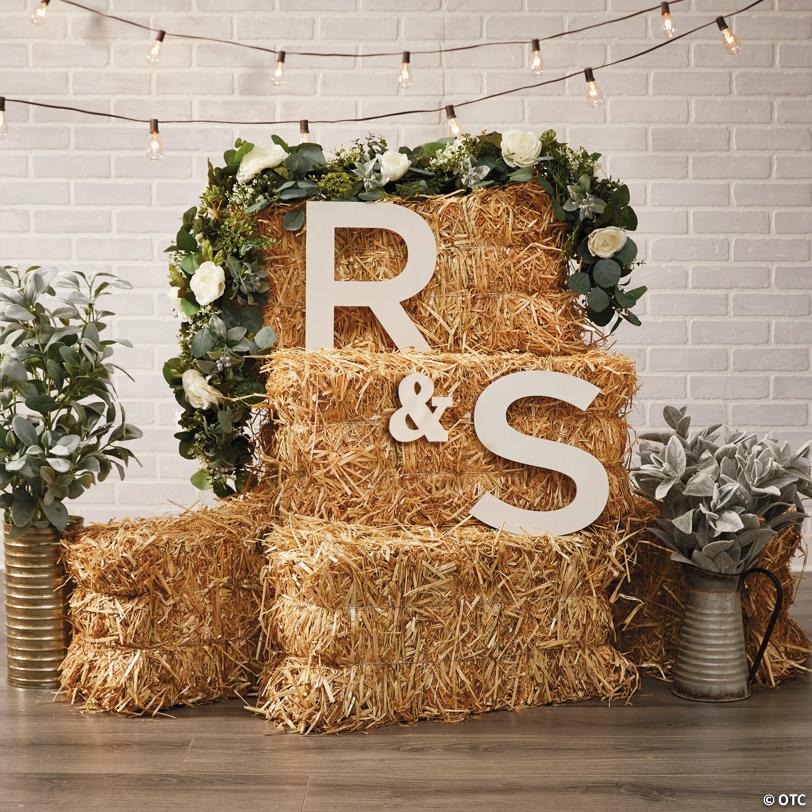 24" x 9 1/2" FloraCraft® Decorative Straw Hay Bale Block