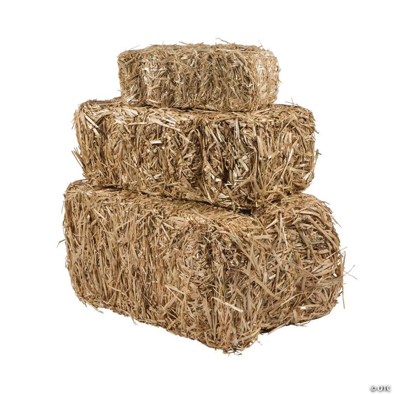 24" x 9 1/2" FloraCraft® Decorative Straw Hay Bale Block