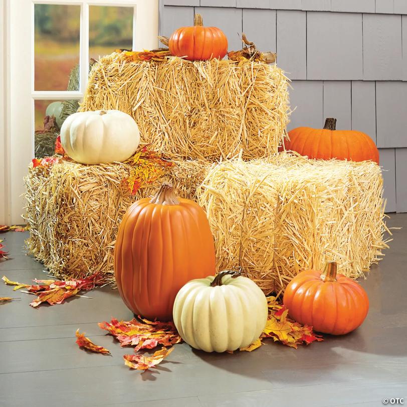 24" x 9 1/2" FloraCraft® Decorative Straw Hay Bale Block
