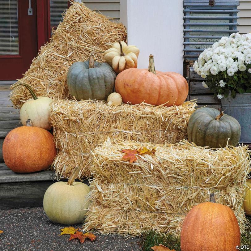 24" x 9 1/2" FloraCraft® Decorative Straw Hay Bale Block