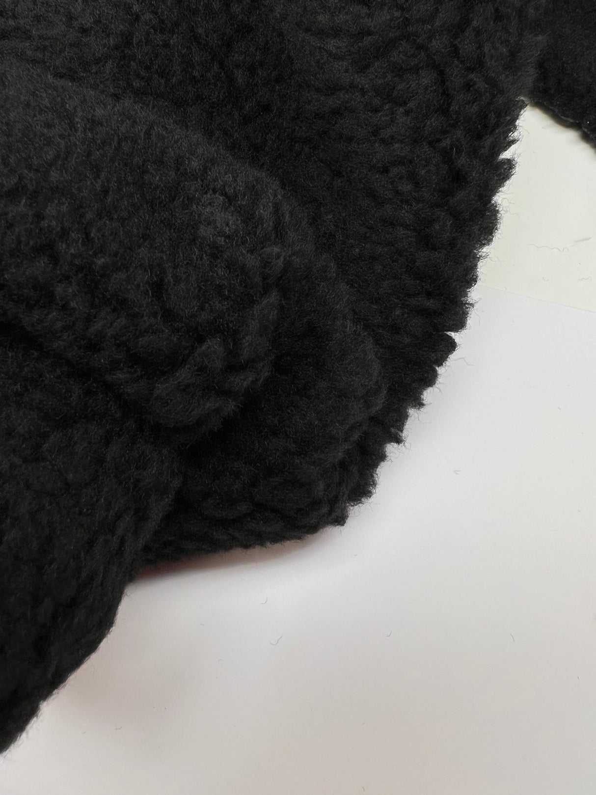 Black Polyester Acrylic Knitted Fabric GV-181