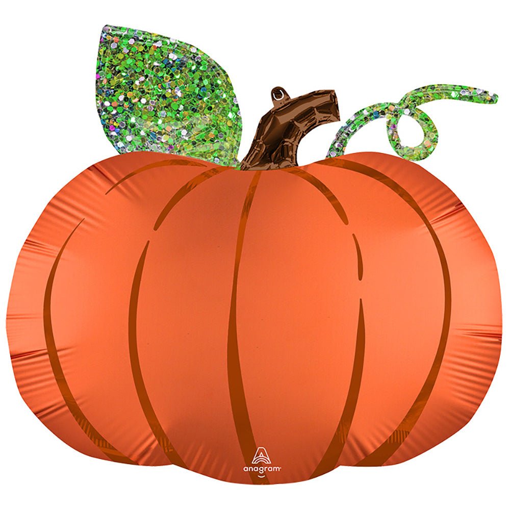 Pumpkin Foil Balloon 25 Inch Satin Infused