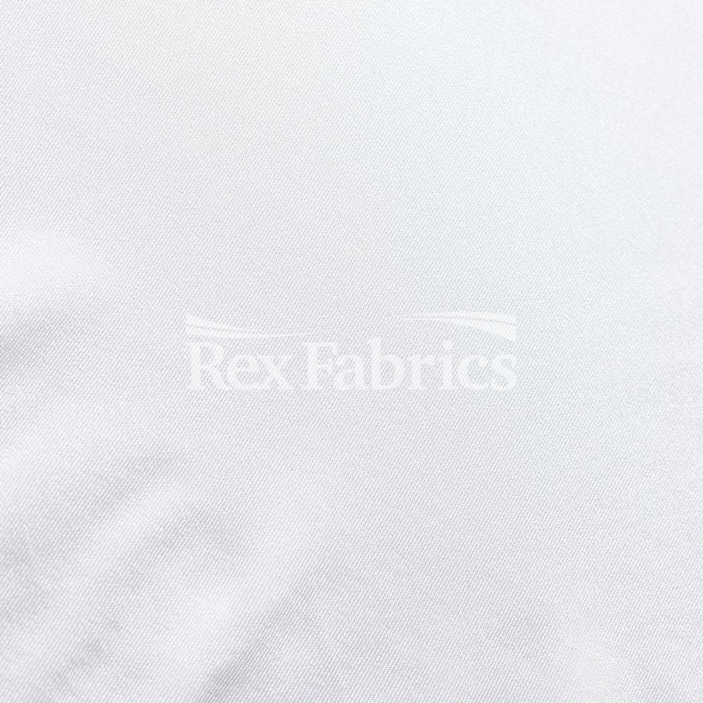 Brite PFP Poly Spandex Fabric - White, Solid, 58-60" Width, 250 GSM (1 Yard)