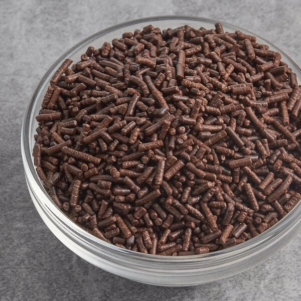 Mavalerio Chocolate Sprinkles 25 lb.