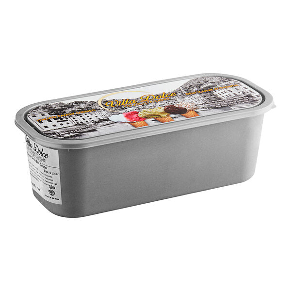 Villa Dolce Dark Chocolate Gelato 5 Liter Container