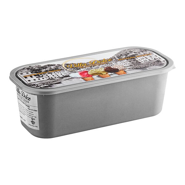Villa Dolce Dark Chocolate Gelato 5 Liter Container