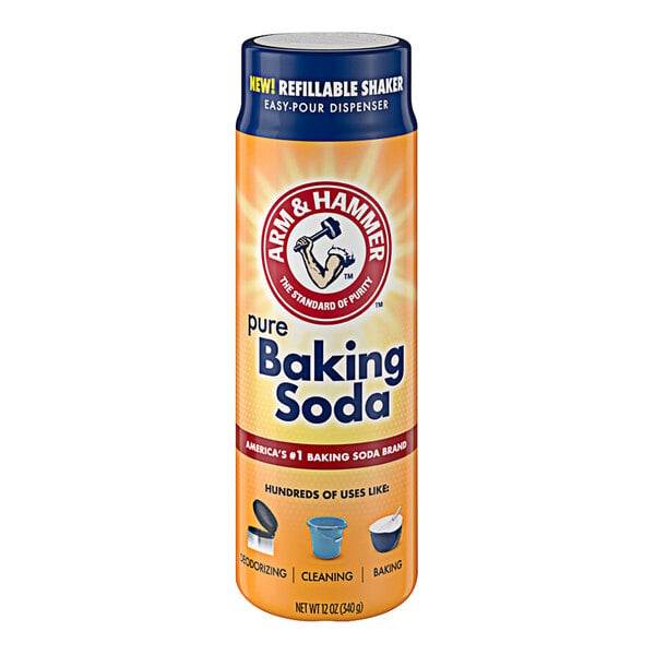 Arm & Hammer® 12 oz. Baking Soda Shaker - 6/Case