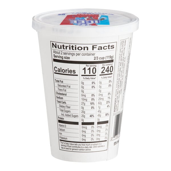 ICEE Cherry Freeze Cup 12 fl. oz. - 12/Case