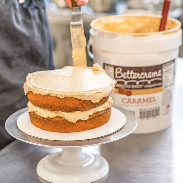 Rich's Bettercreme Caramel Whipped Icing - 9 lb. Pail