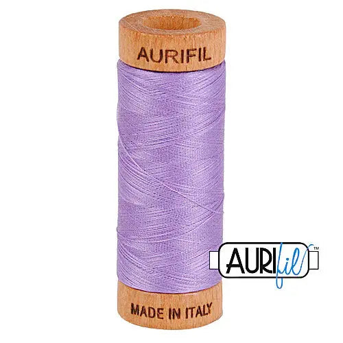 Cotton Thread 80wt Violet Aurifil Spool