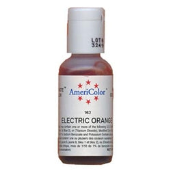 Electric Orange Soft Gel Paste Food Color - AmeriColor 163